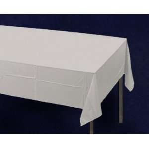 Gray Plastic Tablecloth 