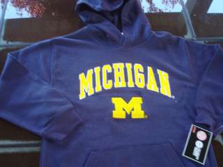 Michigan Youth Hooded Sweatshirt Hoodie NWT  