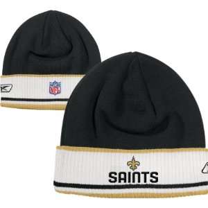   Saints 2007 Authentic Coachs Sideline Cuffed Knit Hat Sports