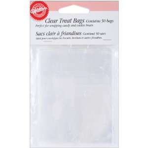  Treat Bags 3X4 50/Pkg Clear Arts, Crafts & Sewing