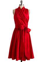 Awards Show Stunner Dress in Red  Mod Retro Vintage Dresses 