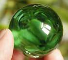 39 41mm Awesome Ultra Clear Green Glass Quartz Crystal Sphere Ball 
