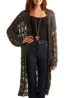 We Get A long Cardigan   Grey, Knitted, Long Sleeve, Cutout, Casual 