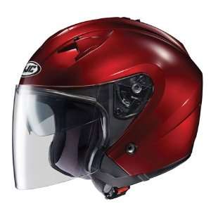  HJC IS 33 Motorcycle Helmet, Wine Automotive