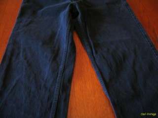 Original ANCHOR BLUE 36 x 32 Black Cotton Denim Jeans Wide Leg  