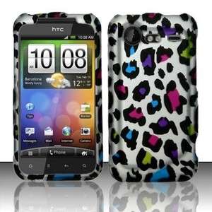 Rainbow Leopard Case Phone Cover HTC Droid Incredible 2  