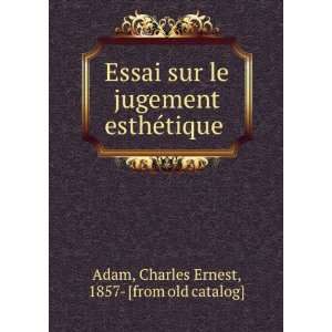   estheÌtique Charles Ernest, 1857  [from old catalog] Adam Books
