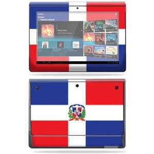   Vinyl Skin Decal Cover for Sony Tablet S Dominican flag Electronics