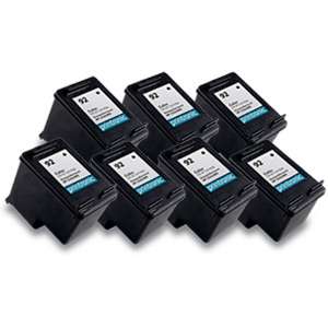 4pk Printronic For hp 92 C9362WN Black Ink Cartridge  