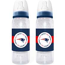   Fanatic New England Patriots Baby Bottles   set of 2   