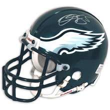Mounted Memories Philadelphia Eagles Donovan McNabb Signed Mini Helmet 