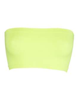 Soft Yellow (Yellow) Seamless Bandeau Top  241560088  New Look