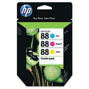   CC606FN (HP 88) Ink, 860 Page Yield, 3/Pack, Tri Color Electronics