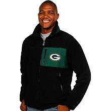 Pro Line Green Bay Packers Heavyweight Polyester Sherpa Jacket 