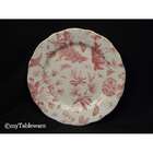 Home Essentials Paisley White Scalloped Salad Plate