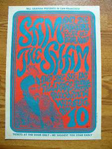 SAM THE SHAM Fillmore Wes Wilson Poster 66  