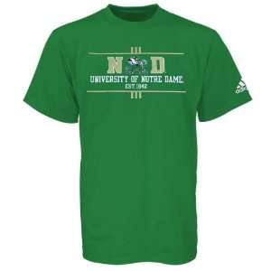   Dame Fighting Irish Kelly Green University T shirt