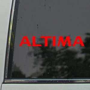  Nissan Red Decal Altima GTR SE R S15 S13 350Z Car Red 
