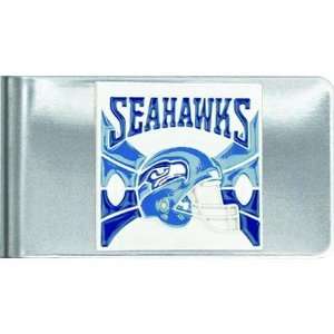  Stainless Steel NFL Seattle Seahawks Money Clip Jewelry