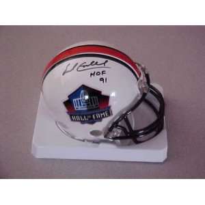 Earl Campbell Hand Signed Autographed Houston Oilers Hall of Fame Mini 