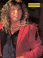 EUROPE magazine PINUP 80s HAIR METAL Joey Tempest  