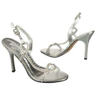 Womens Dyeables Carly Silver Shoes 