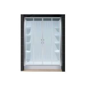 Dreamline Shower Door, Base & QWALL 3 Backwall Kit, 36 x 60 x 72 DL 