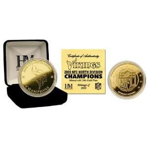 Minnesota Vikings 09 NFC North Division Champions 24KT Gold Coin 