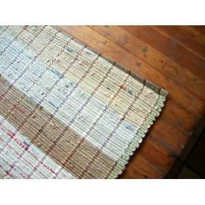  Upcycled Rug Woven from Plastic Bags