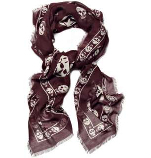    Accessories  Scarves  Cotton scarves  Skull Print Scarf