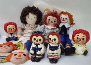   we have this Wonderful Collection of Raggedy Ann and Andy Items