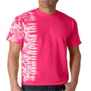 Gildan Tie Dyes Adult One Color Fusion Tee Shirt Pink XL 