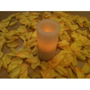  Tanday Yellow 2000 premium Hand Cut Silk Rose Petals 