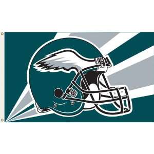   Eagles NFL Helmet Design 3x5 Banner Flag 