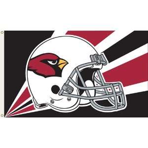   Arizona Cardinals NFL Helmet Design 3x5 Banner Flag 