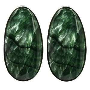   and Sterling Silver Angel Stone Closeout Very Large Clip ons Earrings