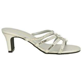 Womens Annie Chantel Silver Smooth Shoes 