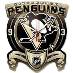  PITTSBURGH PENGUINS OFFICIAL LOGO WALL CLOCK Sports 