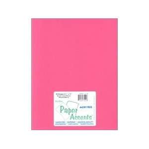  Cardstock 8.5x11 Smooth Razzle Berry  65lb 25 Pack 
