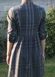   authentic Womens Burberry Brit Check Shirt dress US 4 UK 6 Rtl $595