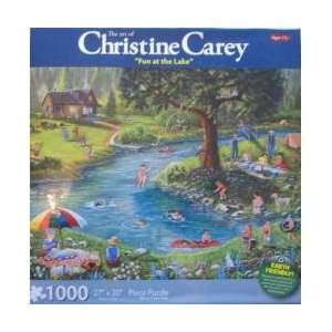   Art of Christine Carey Garden Center 1000 Piece Puzzle Toys & Games