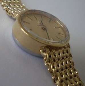 EXCELLENT NEW LADIES OMEGA GOLDFILLED WATCH  