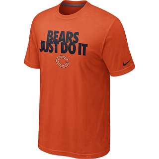 Nike Chicago Bears Just Do It T Shirt   Alternate Color    