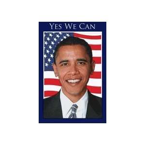  Obama Garden Yard House Flag Yes We Can 12 x 18 Patio 