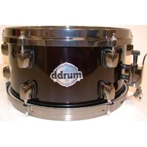  ddrum S4 Dominion Maple Snare Black 6 x 12, Authorized 