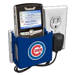 com Chicago Cubs Royal Blue Socket Pocket Wallplate Charging Station 