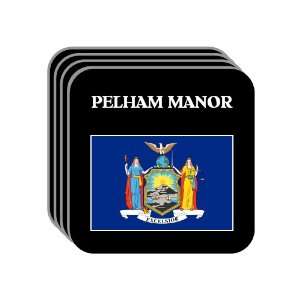  US State Flag   PELHAM MANOR, New York (NY) Set of 4 Mini 