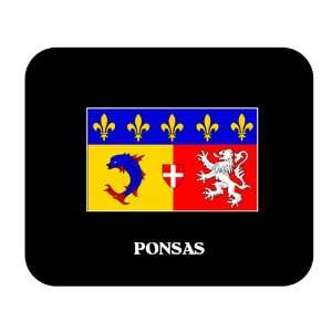 Rhone Alpes   PONSAS Mouse Pad
