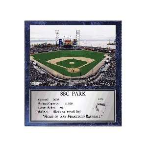 SBC Park (San Francisco Giants) 12 x 15 Plaque with 8 x 10 Stadium 