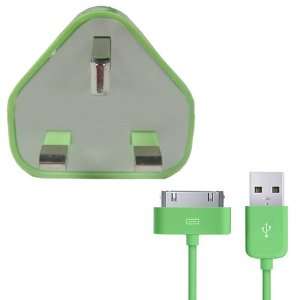   Charger And Cable For Apple iPods iPhones iPads   Green Electronics